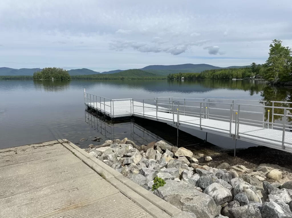 Roxbury Maine Municipality heavy-duty aluminum frame thruflow floating dock